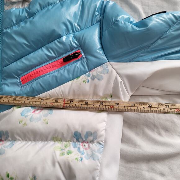 $750 BOGNER FIRE + ICE X LOVE SHACK FANCY Farina D Down SKI Jacket 10 L Floral - Picture 10 of 16